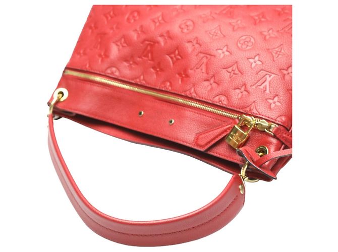 Bolsa Spontini em Monogram Empreinte Louis Vuitton Vermelho - vista 12