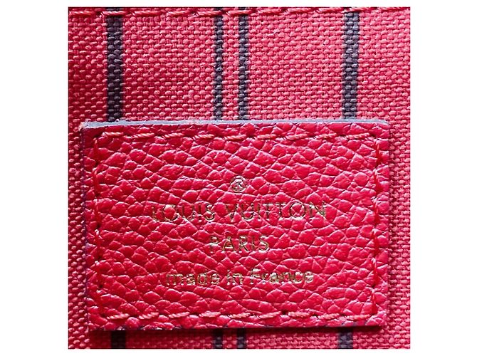 Bolsa Spontini em Monogram Empreinte Louis Vuitton Vermelho - vista 19