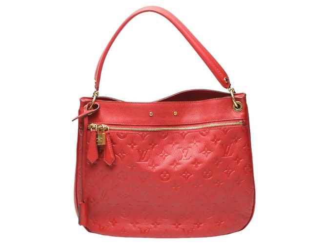 Bolsa Spontini em Monogram Empreinte Louis Vuitton Vermelho - vista 2