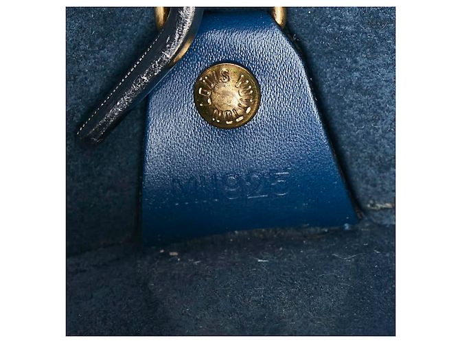 Borsa Epi Soufflot Louis Vuitton Blu - vista 12