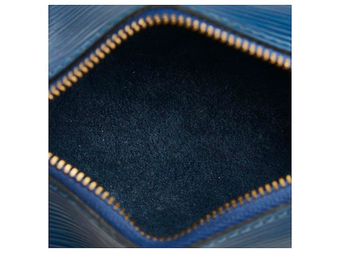 Borsa Epi Soufflot Louis Vuitton Blu - vista 13