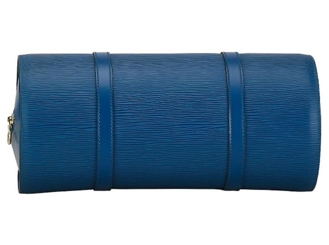 Borsa Epi Soufflot Louis Vuitton Blu - vista 6