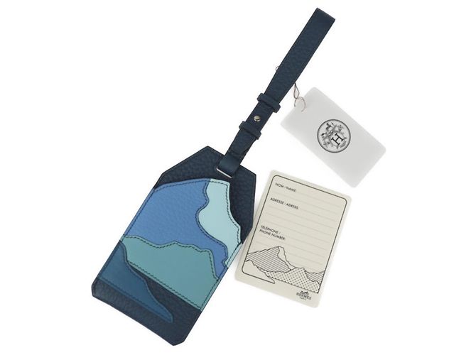 Hermès Charm de bolsa Hermes Endless Road Azul - vista 8