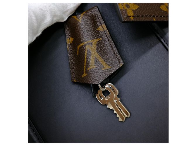 Borsa a mano Louis Vuitton Lockit Cuir Ombre Nero - vista 15