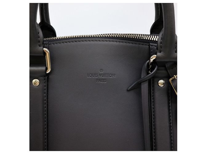 Borsa a mano Louis Vuitton Lockit Cuir Ombre Nero - vista 3