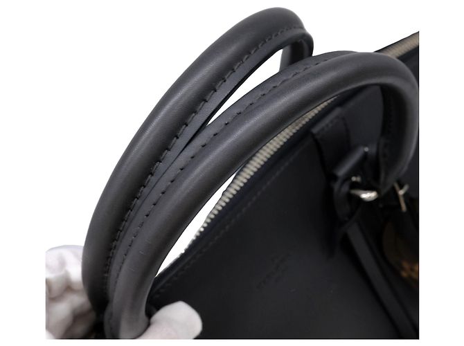 Borsa a mano Louis Vuitton Lockit Cuir Ombre Nero - vista 9