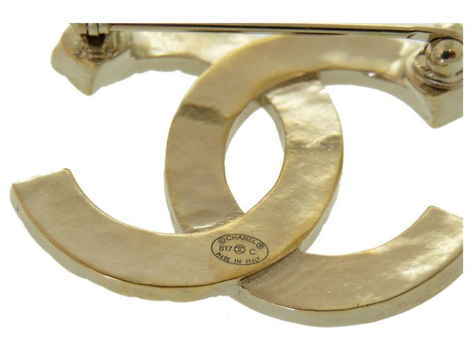 Spilla in oro con strass Chanel Coco Mark B17C D'oro - vista 4