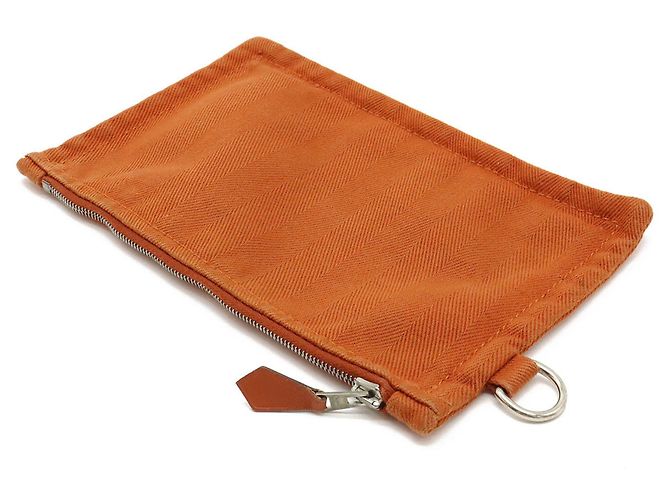 Hermès Borsa tote Hermes Valparaiso PM Arancione - vista 10
