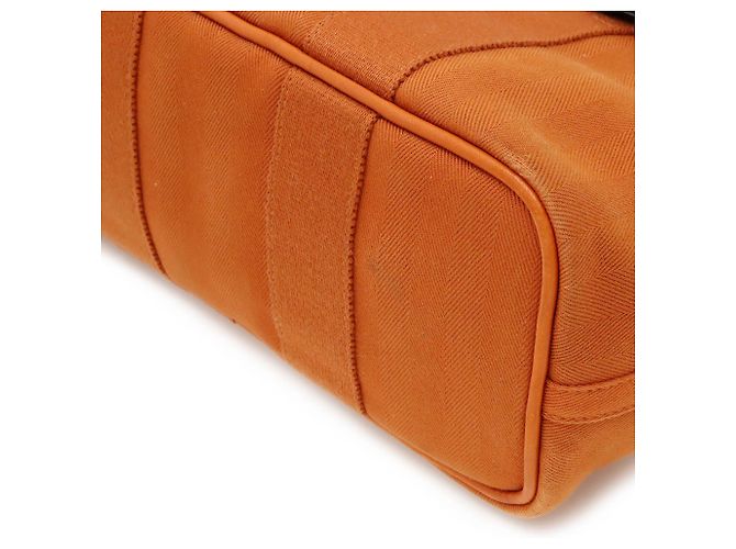 Hermès Borsa tote Hermes Valparaiso PM Arancione - vista 4