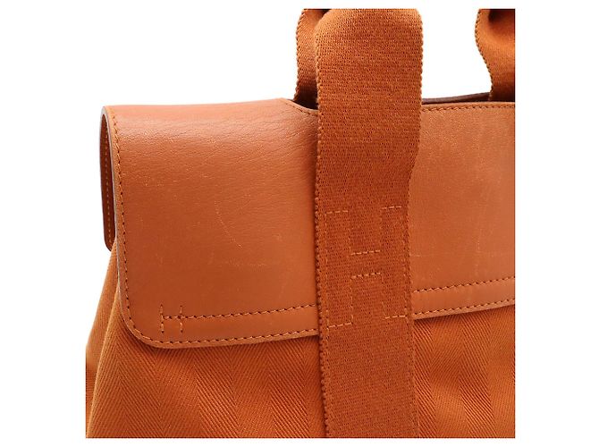 Hermès Borsa tote Hermes Valparaiso PM Arancione - vista 8