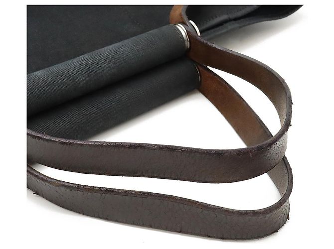 Hermès Borsa Tote Hermes Cabag Elan PM Nero - vista 5