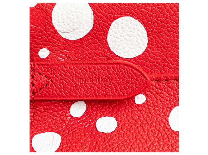 Néonoé Sac à main Louis Vuitton LV x YK Yayoi Kusama Monogram Empreinte NeoNoe BB Blanc Rouge - vue 10