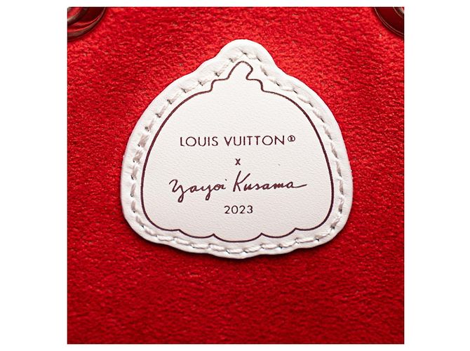 Néonoé Sac à main Louis Vuitton LV x YK Yayoi Kusama Monogram Empreinte NeoNoe BB Blanc Rouge - vue 8