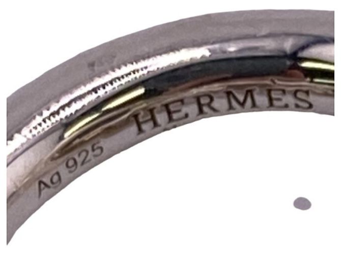 Ring Hermès Anillo de plata Croisette Hermes - vista 4