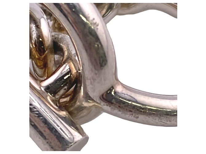 Ring Hermès Anillo de plata Croisette Hermes - vista 5