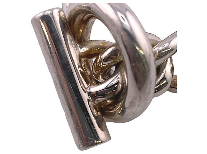 Ring Hermès Anillo de plata Croisette Hermes - vista 6