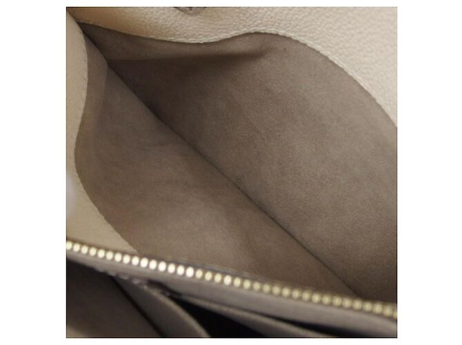 Borsa Petit Palais PM in Monogram Empreinte Louis Vuitton Beige Grigio - vista 11