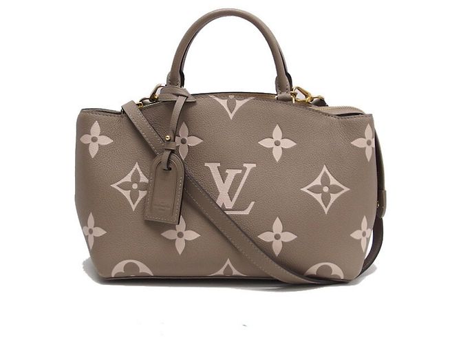 Borsa Petit Palais PM in Monogram Empreinte Louis Vuitton Beige Grigio - vista 2