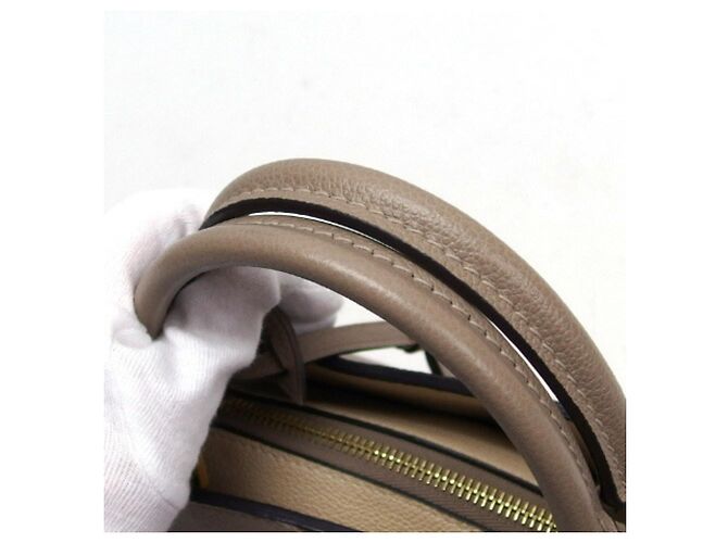 Borsa Petit Palais PM in Monogram Empreinte Louis Vuitton Beige Grigio - vista 7