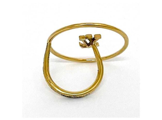 Goldplattierter Bandring von Louis Vuitton - Ansicht 5