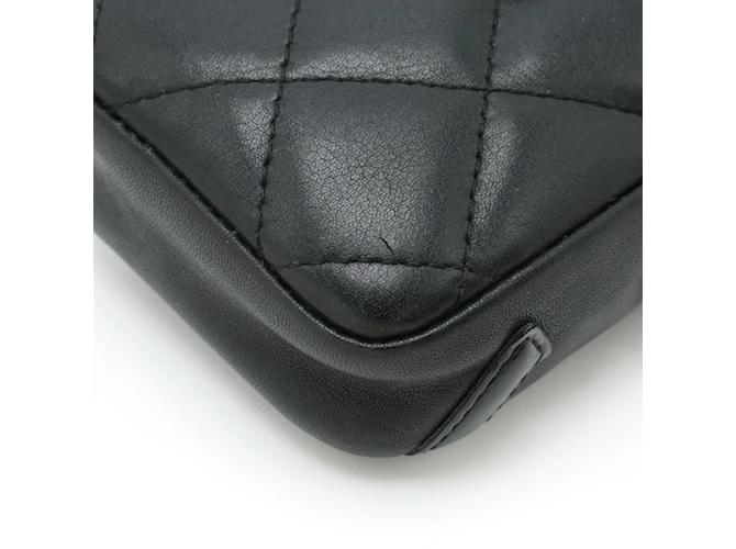 Chanel Cambon Line Cigarette Case Black Pink - view 4