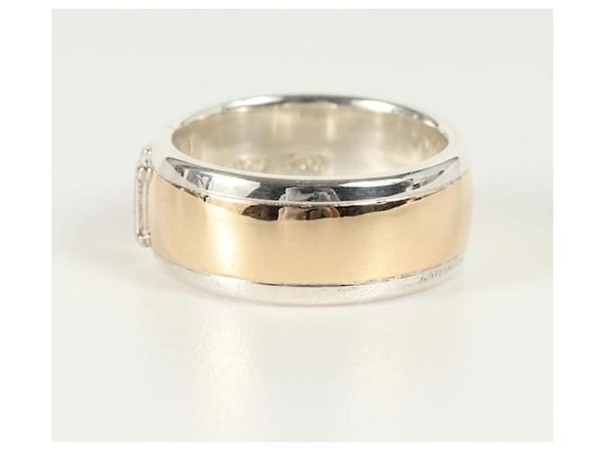 Hermès H Ring Combi von Hermes Silber Golden - Ansicht 2