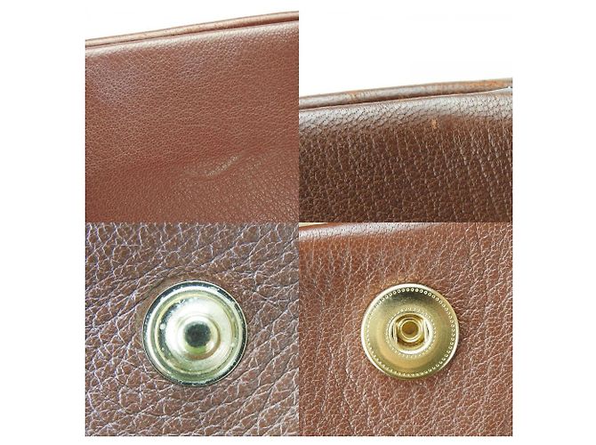 Bally braune Leder-Tote-Tasche - Ansicht 6