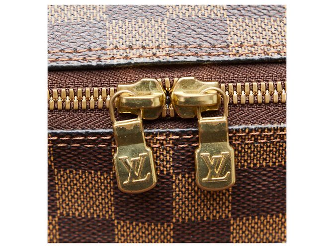 Borsa a Spalla Damier Naviglio Louis Vuitton Marrone - vista 5