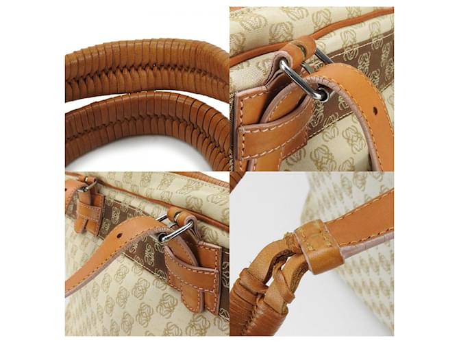 Borsa tote Loewe beige e marrone - vista 5