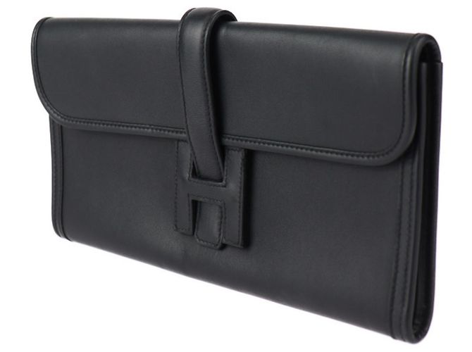 Hermès Borsa Clutch Hermes Jige Elan 29 Nero - vista 2