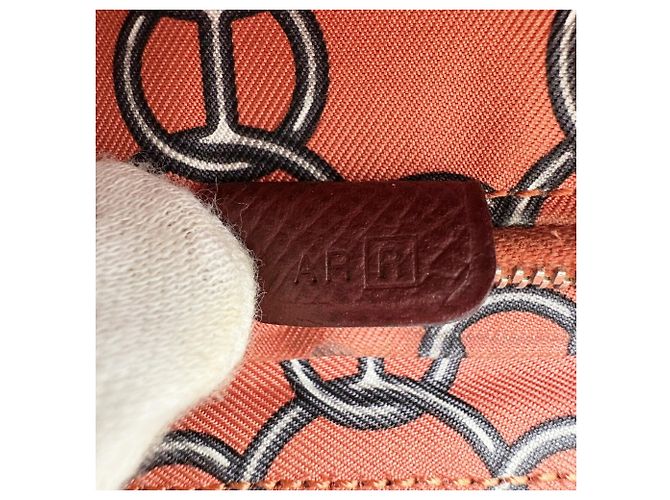 Hermès Hermes Azap Lang Wallet in Rouge H Rot - Ansicht 12