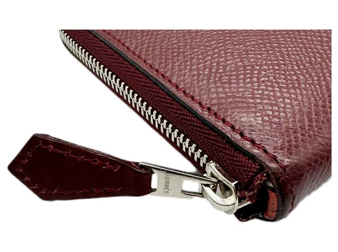 Hermès Hermes Azap Lang Wallet in Rouge H Rot - Ansicht 4