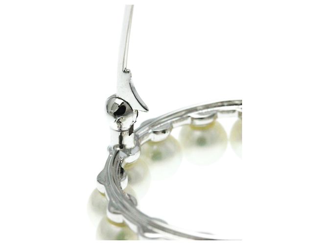 Spilla in Perla d'Argento Mikimoto - vista 8