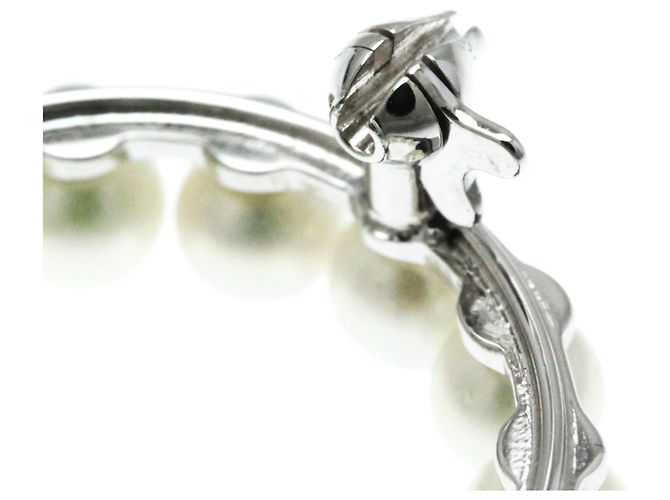 Spilla in Perla d'Argento Mikimoto - vista 9