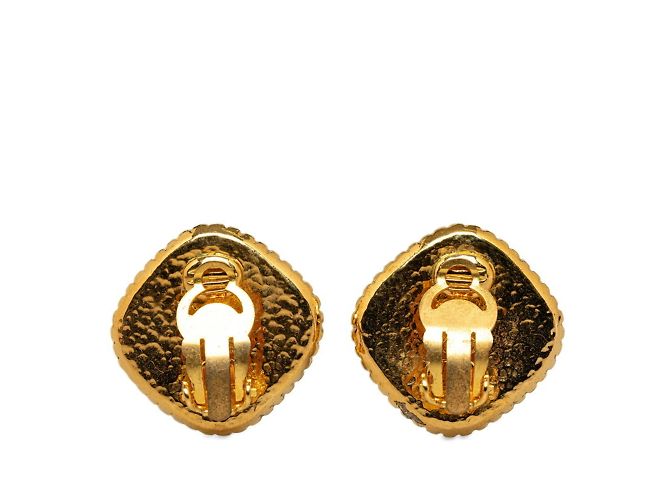 Orecchini a perno placcati in oro Chanel Coco Mark D'oro - vista 2