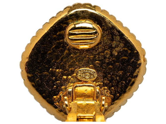 Orecchini a perno placcati in oro Chanel Coco Mark D'oro - vista 3