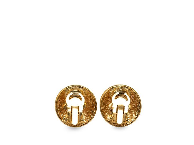 Orecchini a clip placcati in oro Chanel Coco Mark D'oro - vista 2