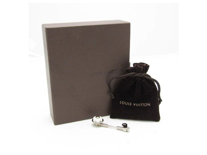 Spilla in metallo argento Louis Vuitton MP1317 - vista 9