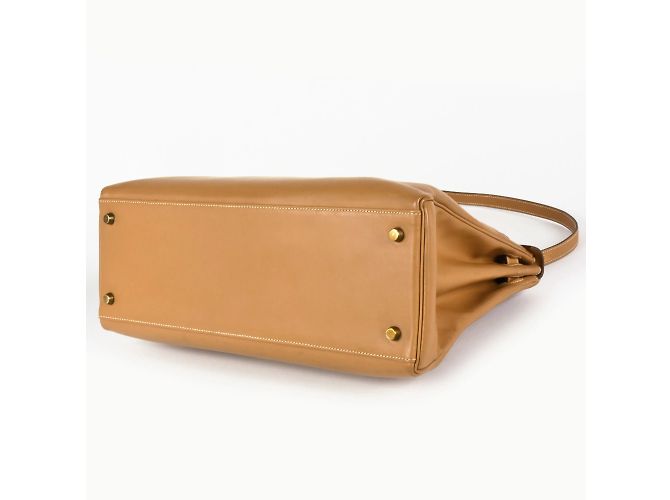 Hermès Borsa Hermes Kelly 35 in pelle box calf Marrone - vista 5