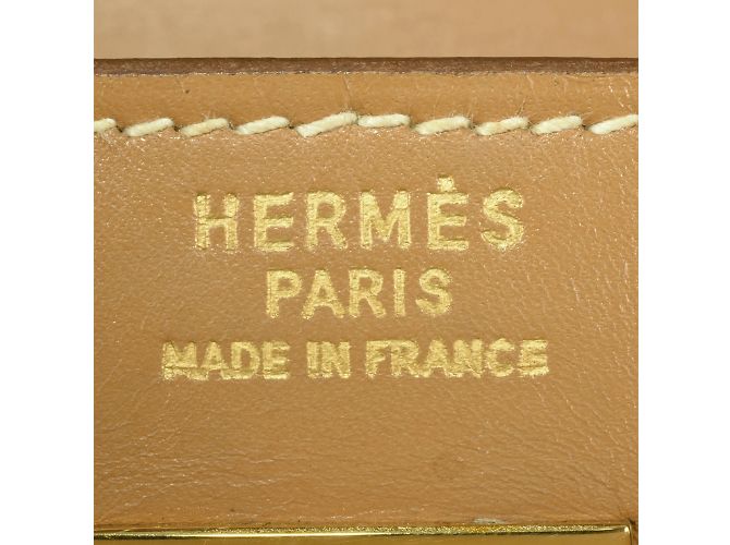 Hermès Borsa Hermes Kelly 35 in pelle box calf Marrone - vista 9