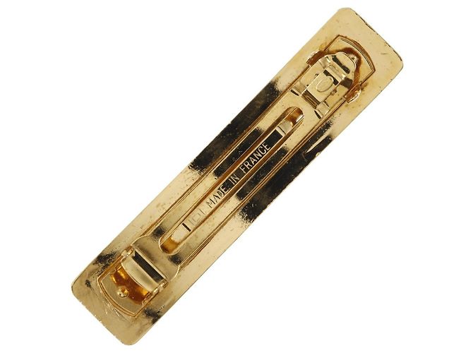 Fermaglio placcato oro Chanel 1997 D'oro - vista 2