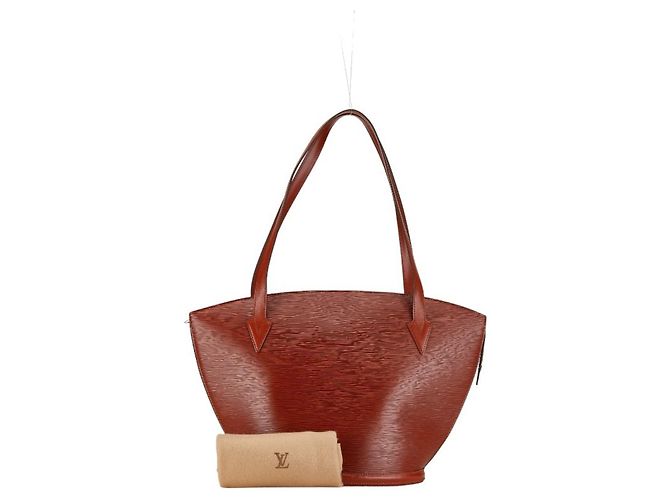 Borsa Tote Epi Saint Jacques di Louis Vuitton Marrone - vista 11