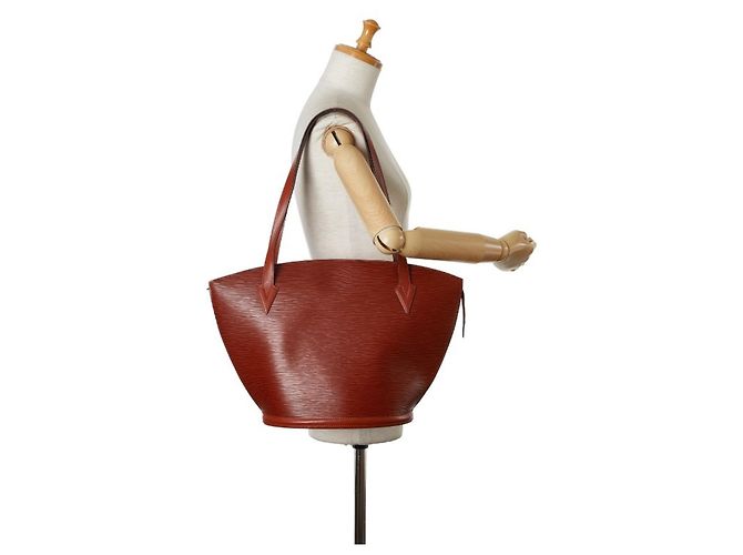 Borsa Tote Epi Saint Jacques di Louis Vuitton Marrone - vista 12