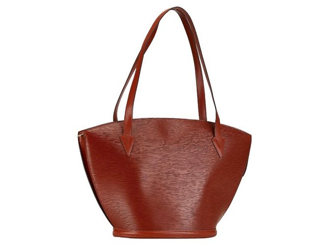 Borsa Tote Epi Saint Jacques di Louis Vuitton Marrone - vista 3