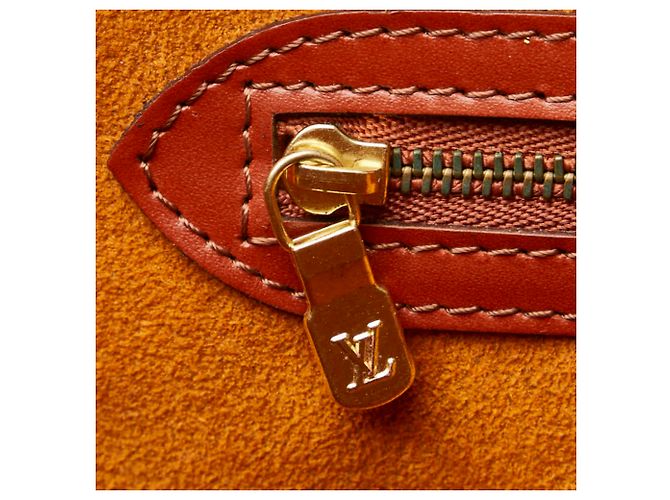 Borsa Tote Epi Saint Jacques di Louis Vuitton Marrone - vista 8