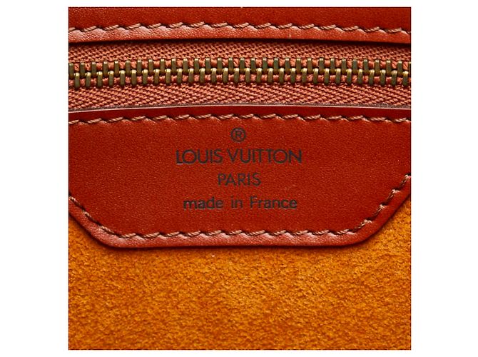 Borsa Tote Epi Saint Jacques di Louis Vuitton Marrone - vista 9