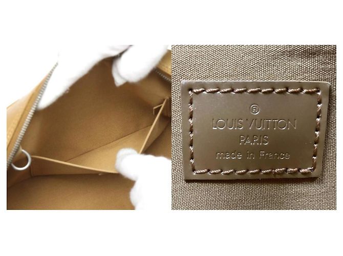 Borsa a mano opaca Monogram Louis Vuitton D'oro - vista 20