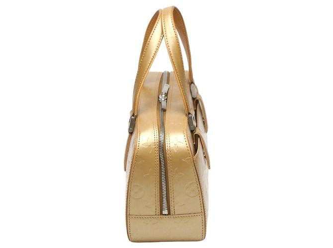 Borsa a mano opaca Monogram Louis Vuitton D'oro - vista 3