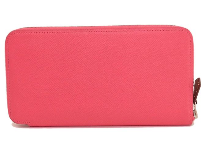 Hermès Hermes Azap Seidenlangbörse in Rose Azalee Pink - Ansicht 11