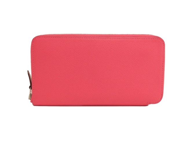 Hermès Hermes Azap Seidenlangbörse in Rose Azalee Pink - Ansicht 2